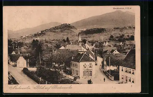 AK Niederweiler, Blick auf Badenweiler