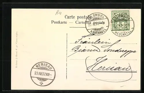 AK Colombier, Partie am Schloss, Partie am Zeughaus