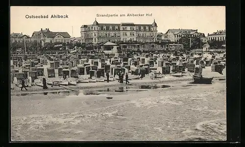 AK Ahlbeck, Strandpartie am Ahlbecker Hof