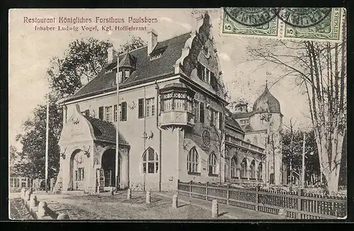 AK Grunewald, Restaurant Königliches Forsthaus Paulsborn, Inh. Ludwig Vogel