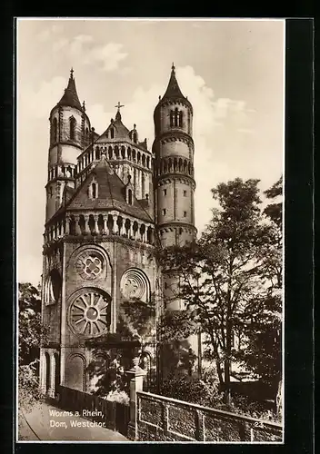 AK Worms a. Rh., Dom, Westchor