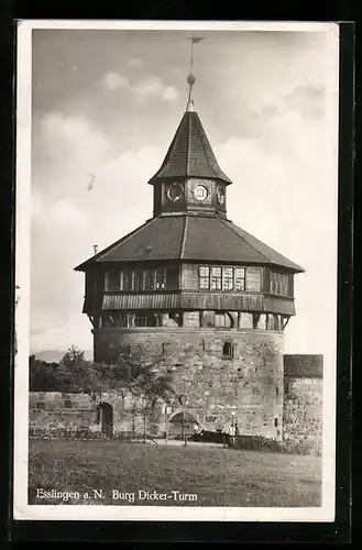 AK Esslingen a. N., Burg, Dicker Turm