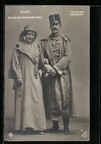 AK Susi, Keplinger, Waldemar, Das war heut` eine fesche Fahrt, Operette