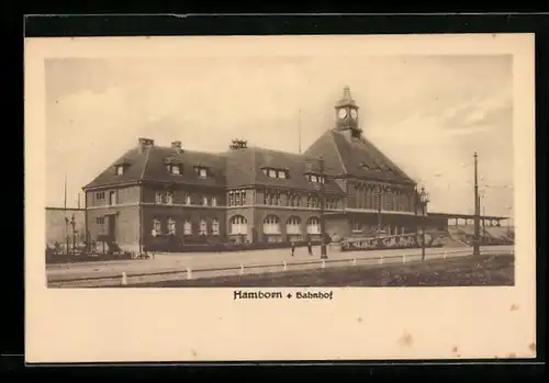 AK Hamborn, Blick auf den Bahnhof