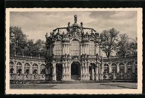 AK Dresden, Wallpavillon im Zwinger