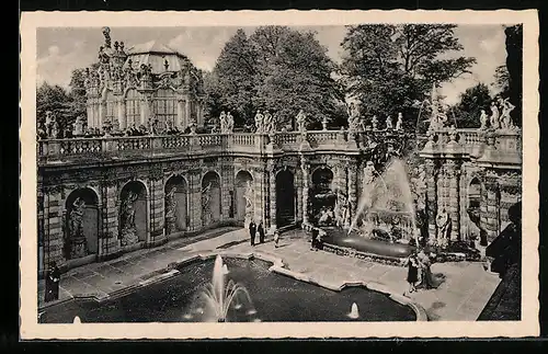 AK Dresden, Zwinger, Das Nymphenbad