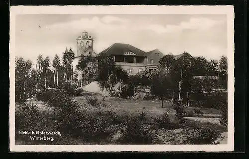 AK Biehla, Gasthaus auf dem Winterberg