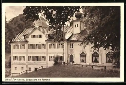 AK Berchtesgaden, Lehrerheim Schloss Fürstenstein