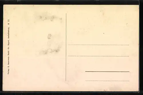 AK Mespelbrunn, Rittersaal im Schloss