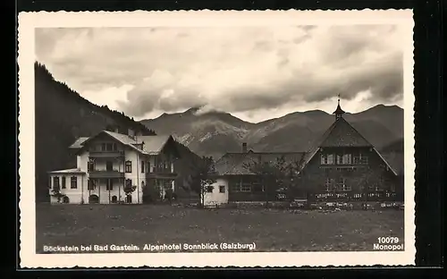 AK Böckstein b. Bad Gastein, Alpenhotel Sonnblick