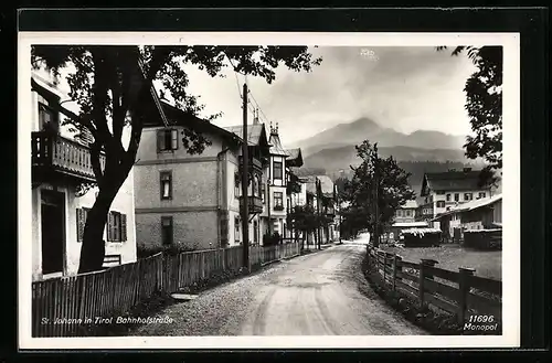 AK St. Johann i. Tirol, An der Bahnhofstrasse