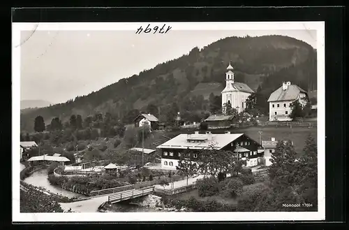 AK Flachau b. Altenmarkt, Ortsansicht bei Tag