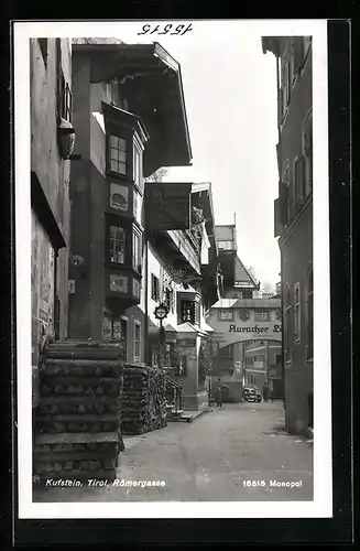 AK Kufstein, Blick in die Römergasse