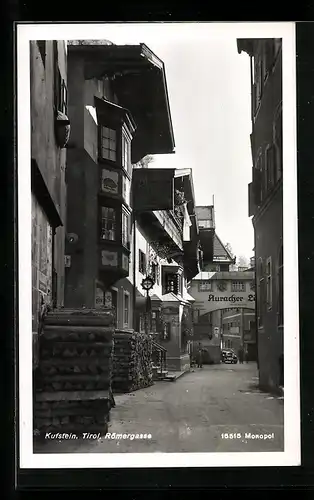 AK Kufstein, Blick in die Römergasse