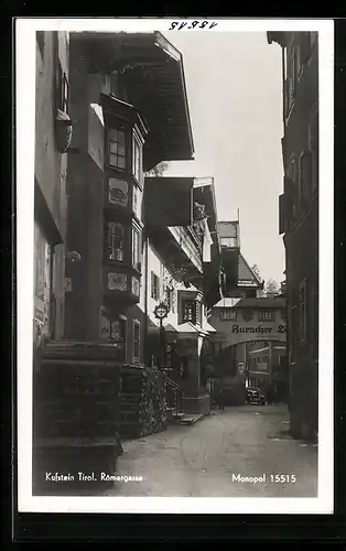 AK Kufstein, Blick in die Römergasse