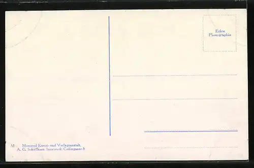 AK Saalfelden, Ortspanorama mit dem Birnhorn