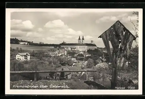 AK Kremsmünster, Blick auf die Stadt