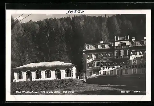 AK Bad Weitlanbrunn b. Sillian, Ansicht eines Hotels des Ortes