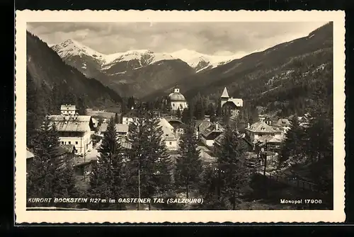 AK Böckstein, Blick über die Dächer des Ortes im Gasteiner Tal