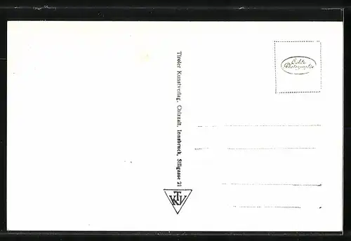 AK Saalbach, Ortsansicht des Skiparadieses