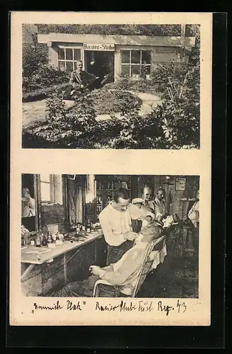 AK Emmich-Platz, Rasier-Stube Füs.-Rgt. 73