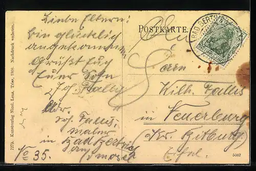 AK Bad Bertrich, Kurplatz mit Musikhalle