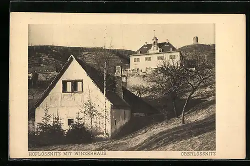 AK Oberlössnitz, Hoflössnitz mit Winzerhaus