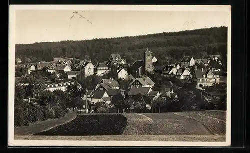 AK Schömberg /Schwarzwald, Totalansicht des Ortes