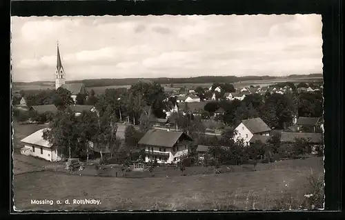 AK Massing a. d. Rott, Blick auf die Ortschaft