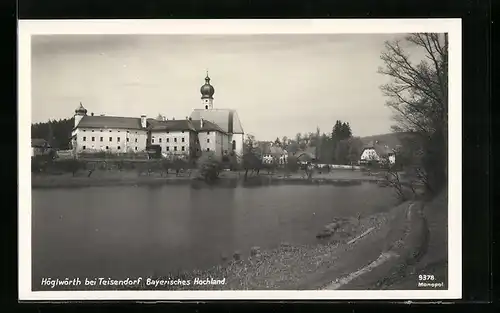 AK Höglwörth bei Teisendorf, Kirche am Wasser