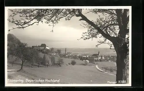 AK Tittmoning /Bayerisches Hochland, Ortsansicht mit Umgebung
