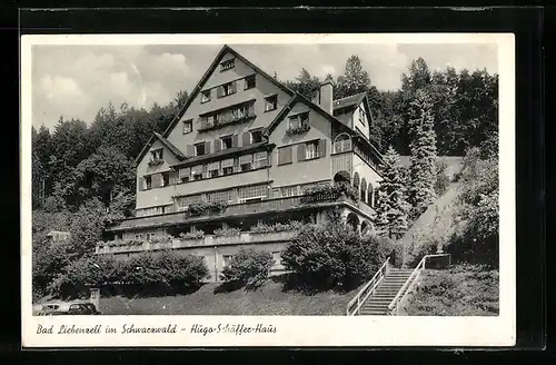 AK Bad Liebenzell /Schwarzwald, Gasthof Hugo-Schäffer-Haus