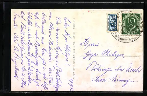 AK Bad Liebenzell /Schwarzwald, Gasthof Hugo-Schäffer-Haus