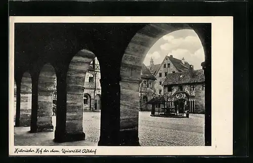 AK Altdorf bei Nürnberg, Historischer Hof der ehem. Universität
