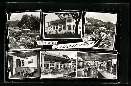 AK Lenggries /Obb., Hotel-Alpengasthof Lenggrieser Hof