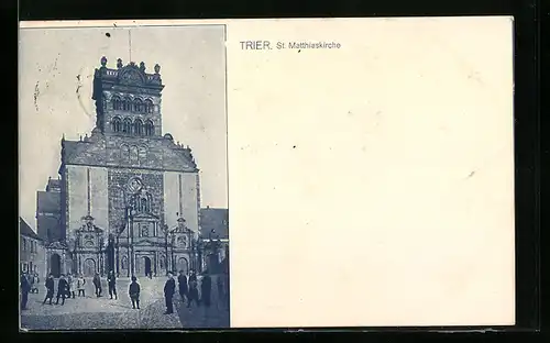 AK Trier, An der St. Matthiaskirche