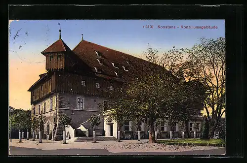 AK Konstanz, Blick auf Konziliumsgebäude