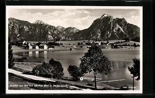 AK Hopfen am See /Bayer. Allgäu, Ortsansicht mit Säuling
