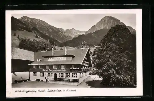 AK Reichenbach b. Oberstdorf, Hotel-Berggasthof Hirsch