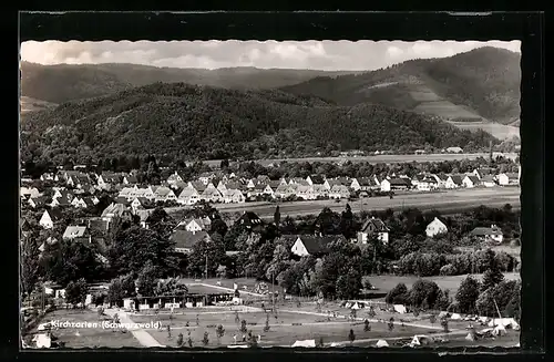 AK Kirchzarten, Ortsansicht mit Zeltplatz