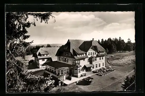 AK Kniebis, Höhenhotel und Wintersportplatz Alexanderschanze, Schwarzwaldhochstrasse