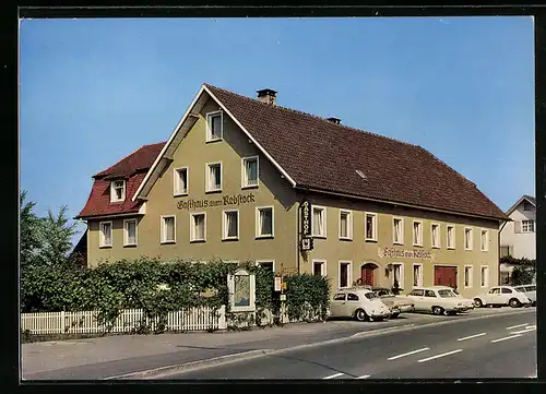 AK Kressbronn a. Bodensee, VW Käfer vor Gasthaus zum Rebstock