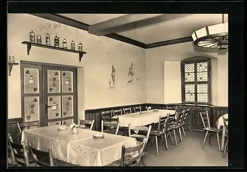 AK Wandersleben (Thür.), Gasthaus Freudenthal, Bauernstube