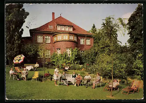 AK Schwelentrup, Garten der Pension Sonnenhof