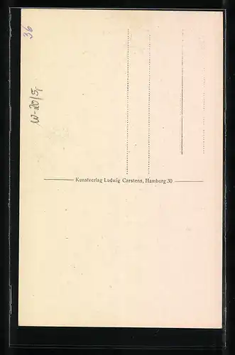 Künstler-AK Hamburg, Ebräergang, Ecke Schulgang in Alt-Hamburg