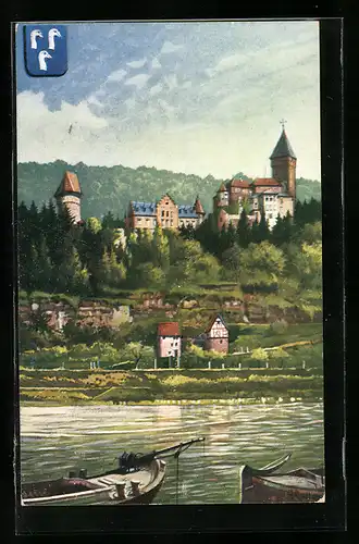AK Zwingenberg, Teilansicht mit Schloss