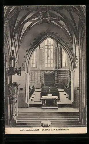 AK Herrenberg, Inneres der Stiftskirche