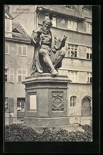 AK Nürnberg, Am Hans-Sachs-Denkmal