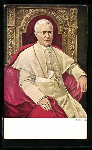 AK Porträt Papst Pius X.