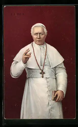 AK Portrait von Papst Pius X.